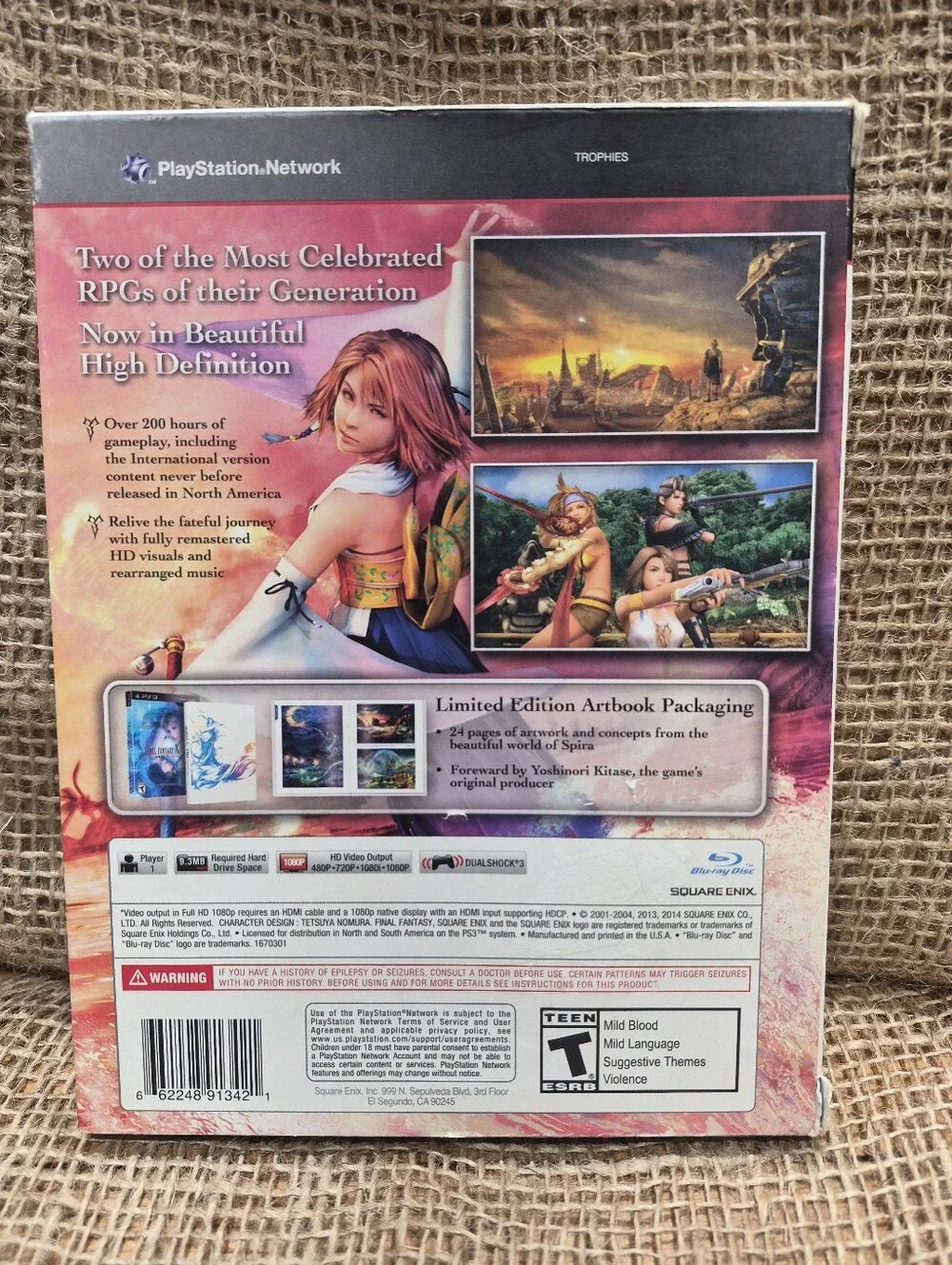 Final Fantasy X | X-2 HD Remaster Limited Edition - Blue Artwork (PS3)